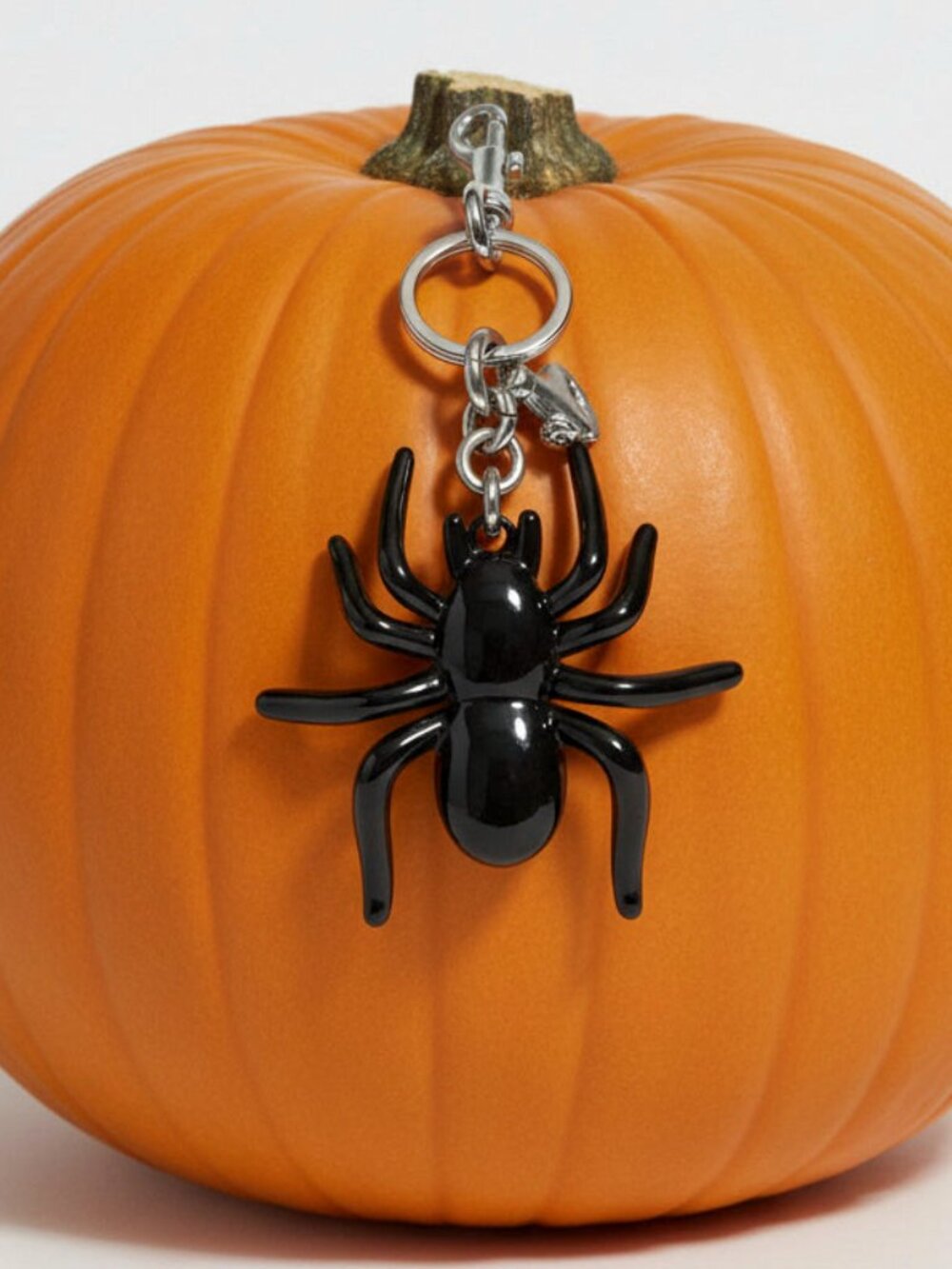 Coach CAX79 Spider Halloween Bag Charm Black Enamel